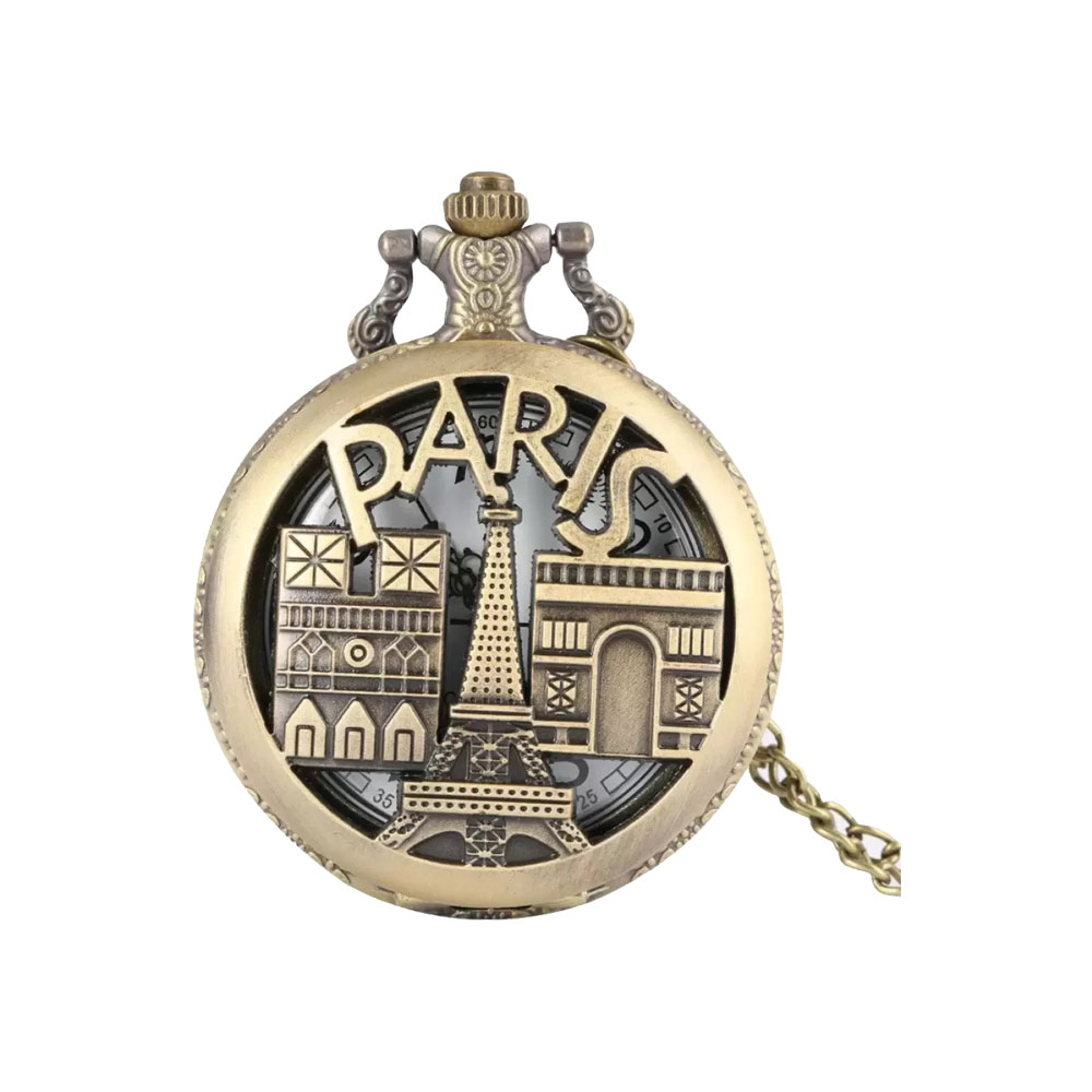 שעון כיס וינטג' ברונזה של GT Gala Time